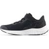 New Balance Kids’ Fresh Foam Arishi V4 Bungee(Black/White/Silver Metallic)
