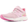 New Balance Kids’ Fresh Foam Arishi V4 Bungee(Light Raspberry/Real Pink)