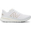 New Balance Womens Fresh Foam X 860 V13(White/Light Aluminum/Light Gold Metallic)