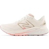 New Balance Womens Fresh Foam X 860 V13(White/Light Gold Metallic/Grapefruit)
