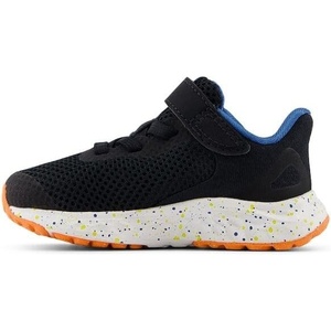 New Balance Kids’ Fresh Foam Arishi V4 Bungee(Black/Blaze Orange/Blue Agate)