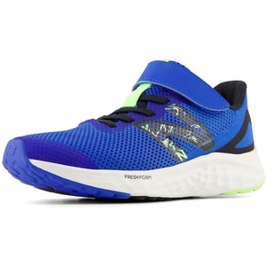 New Balance Kids’ Fresh Foam Arishi V4 Bungee(Blue Oasis/Black/Bleached Lime Glo)