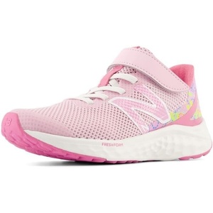 New Balance Kids’ Fresh Foam Arishi V4 Bungee(Light Raspberry/Real Pink)