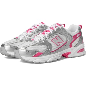 New Balance Men’s 530 Walking Shoes(Silver Metallic/Dragon Berry)