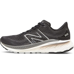 New Balance Womens Fresh Foam X 860 V13(Black/White/Castlerock)