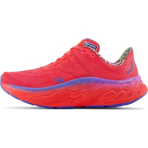 New Balance mens Fresh Foam X More V4(Electric Red/Bright Lapis)