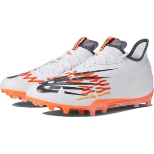 New Balance Burn X3 White/Orange/Grey Lacrosse Cleats