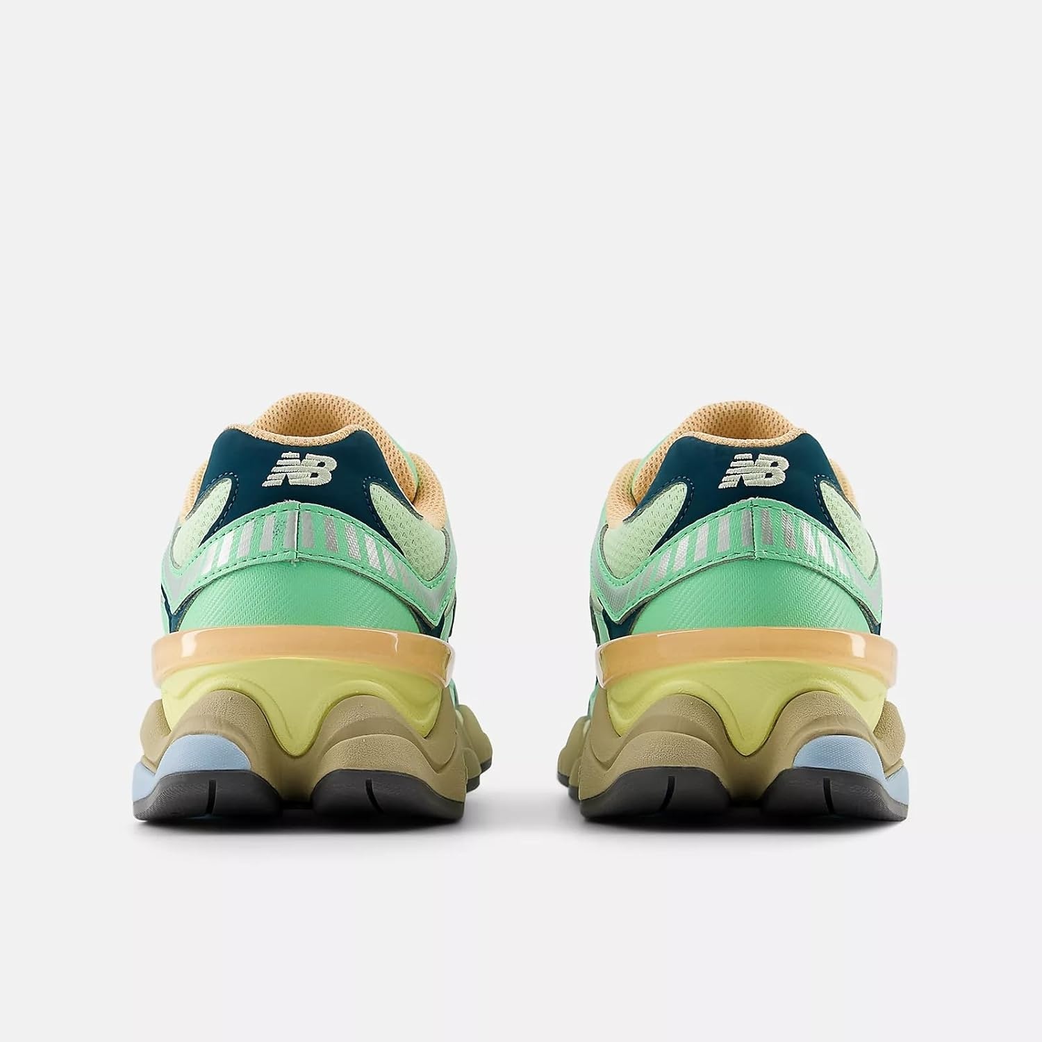 image:imageNew Balance Mens 9060 SneakersSweetgrassDeep OceanSilver Metallic