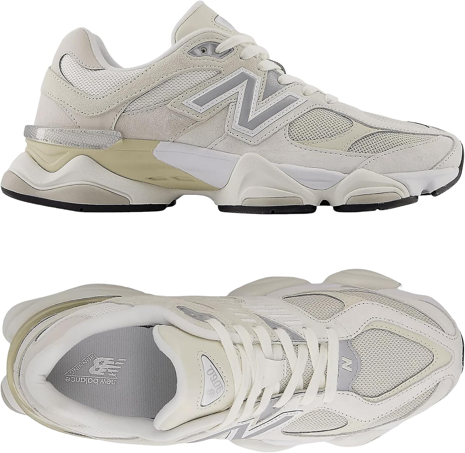 image:imageNew Balance Mens 9060 SneakersWhiteBeige