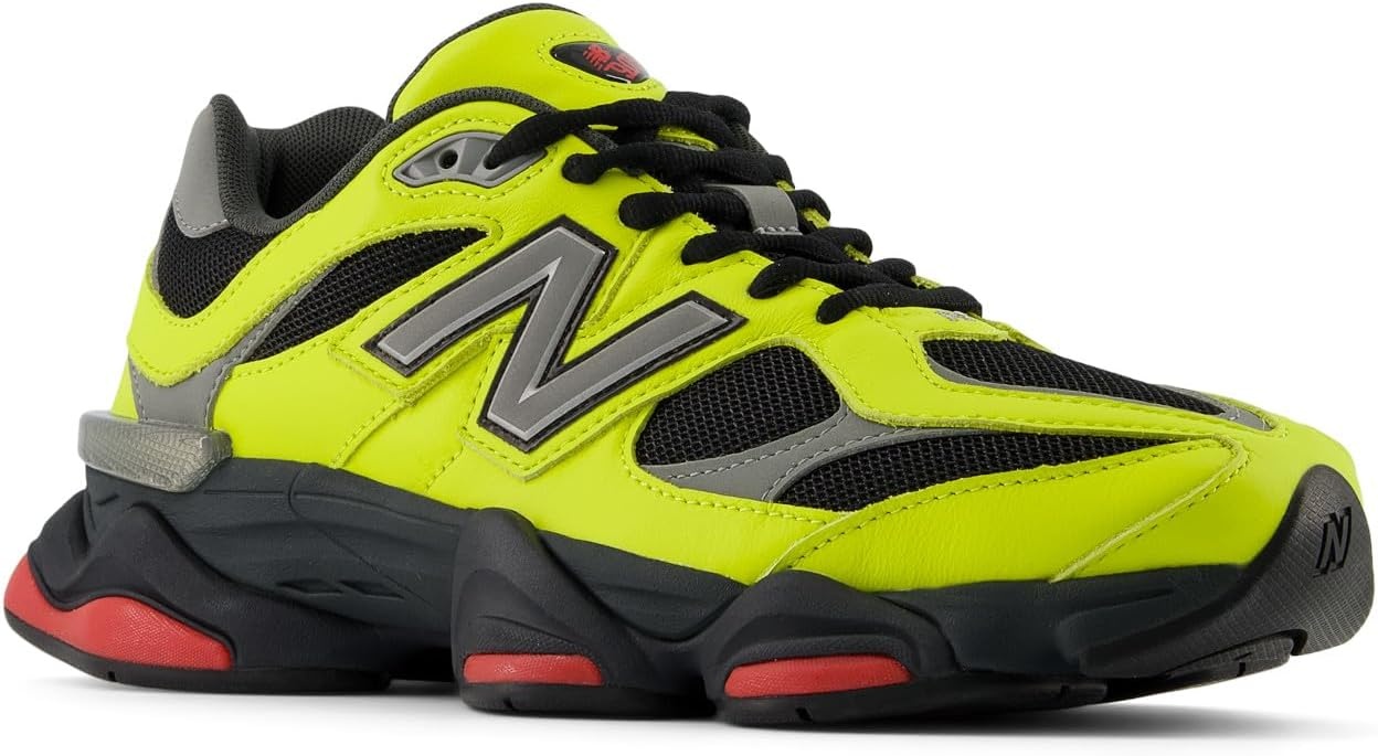 image:imageNew Balance Mens 9060 SneakersYellowGreyBlackyellow