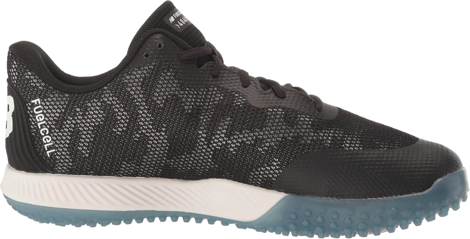 image:imageNew Balance Unisex FuelCell 4040 V7 Turf Trainer Baseball ShoeBlackOptic WhiteMen 115 Women 13