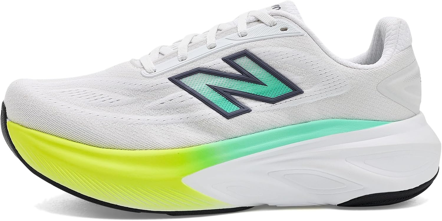 image:imageNew Balance Womens Fresh Foam X More v6 Running Shoe WhiteBright Mint 9