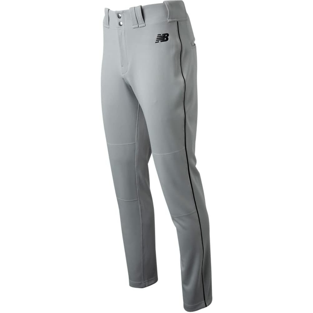 image:imageNew Balance Mens Adversary 20 Piped Tapered Baseball Pant GreyBlack L