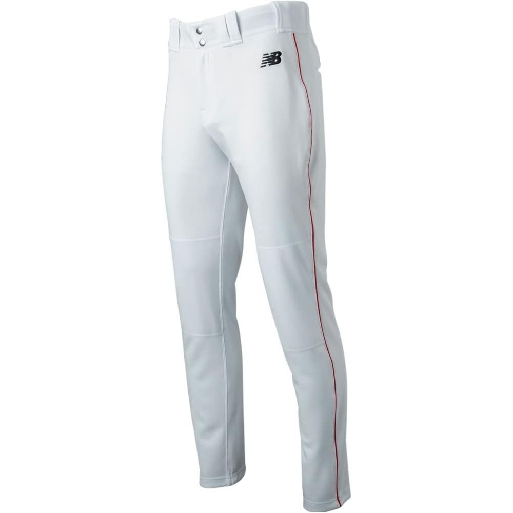 image:imageNew Balance Mens Adversary 20 Piped Tapered Baseball Pant WhiteRed XL