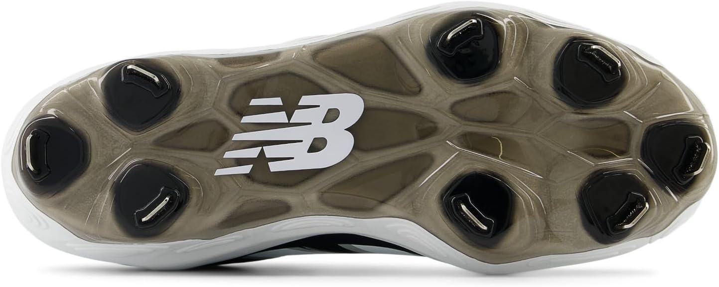 image:imageNew Balance Mens Fresh Foam X 3000 V7 Baseball Shoe Black SyntheticWhite 7 W