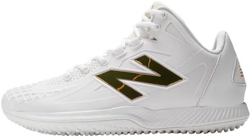 image:imageNew Balance Mens Ohtani 1 Baseball Turf Shoes WhiteGold Medium 10