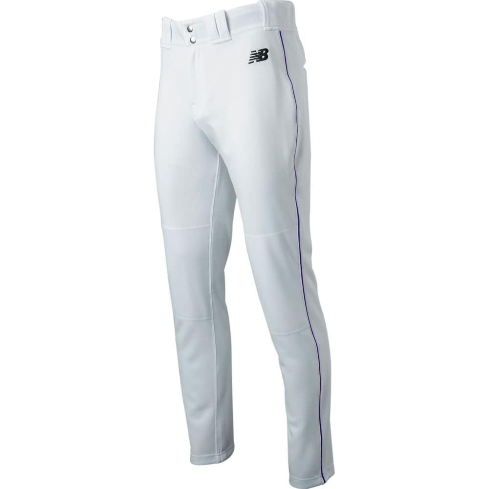 image:imageNew Balance Mens Adversary 20 Piped Tapered Baseball Pant WhiteBlue S