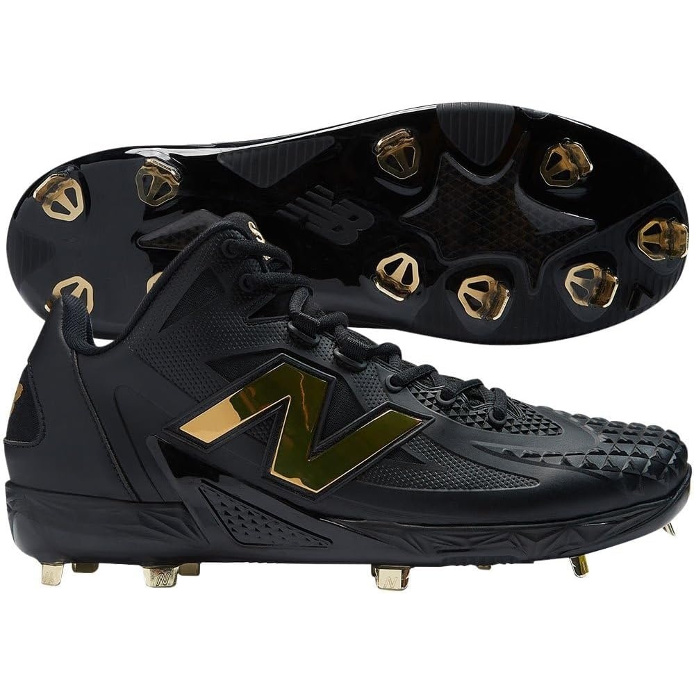 image:imageNew Balance Mens Ohtani 1 Metal Baseball Cleats BlackGold Medium 12