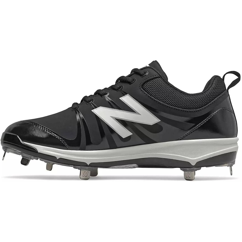 image:imageNew Balance Mens Tupelo v2 Metal Baseball Cleats BlackWhite 8 M