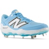 New Balance Men’s Fresh Foam X 3000 V7 Baseball Shoe, Team Carolina/White, 15 M