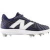 New Balance Men’s FuelCell 4040V7 Low Metal Baseball Cleat Navy/White Wide 15