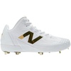 New Balance Men’s Ohtani 1 Metal Baseball Cleats White/Gold Medium 12