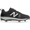 New Balance Men’s Tupelo v2 Metal Baseball Cleats, Black/White 8 M