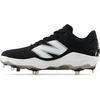 New Balance Men’s Fresh Foam X 3000 V7 Baseball Shoe, Black Synthetic/White, 7 W