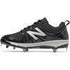 New Balance Men’s Tupelo v2 Metal Baseball Cleats, Black/White 8 M
