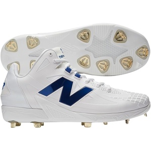 New Balance Men’s Ohtani 1 Metal Baseball Cleats White/Royal Medium 10