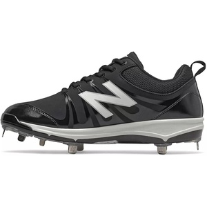 New Balance Men’s Tupelo v2 Metal Baseball Cleats, Black/White 8 M