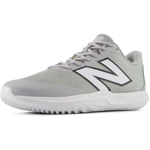 New Balance Unisex FuelCell 4040 V7 Turf Trainer Baseball Shoe,Raincloud/Optic White,Men 8.5 / Women 10
