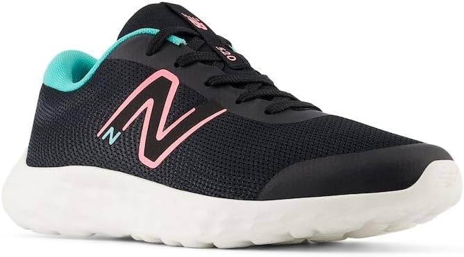 image:imageNew Balance Kids 520v8 Big KidBlackUltra PinkCyber Jade
