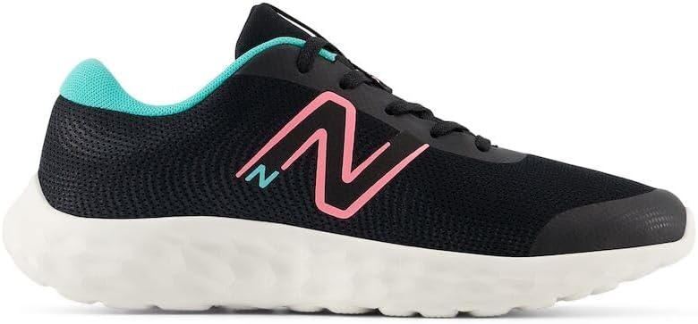 image:imageNew Balance Kids 520v8 Big KidBlackUltra PinkCyber Jade