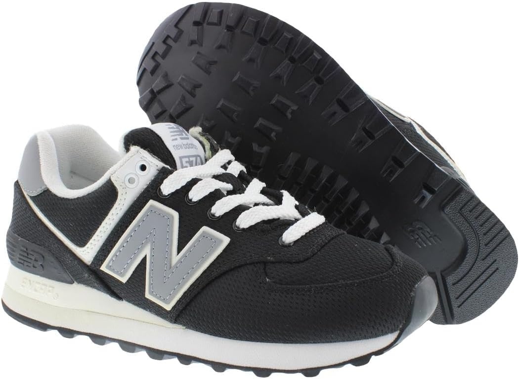 image:imageNew Balance Kids 574 Newb V2 Familiar Ground Hook and Loop SneakerBlackChromatic Yellow
