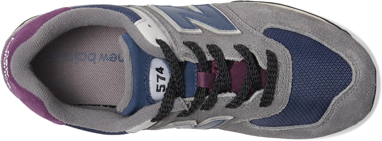 image:imageNew Balance Kids 574 Newb V2 Familiar Ground Hook and Loop SneakerCastlerockNb Navy