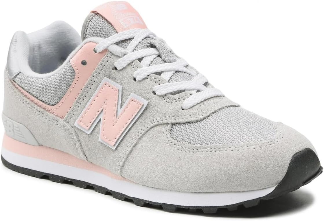 image:imageNew Balance Kids 574 Newb V2 Familiar Ground Hook and Loop SneakerRain CloudPink Haze