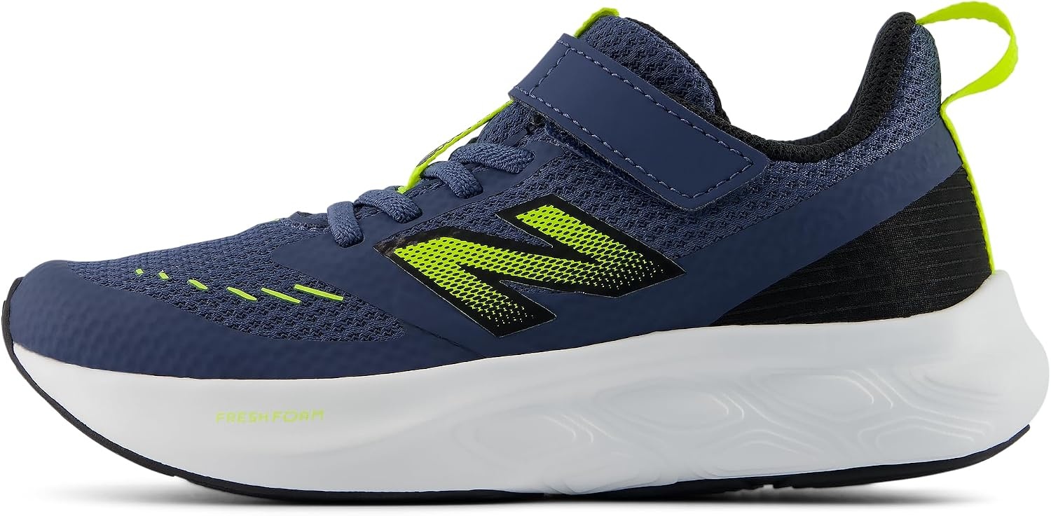image:imageNew Balance Kids 625 Hook amp Loop Running Shoe Little KidVintage IndigoAlkaline Green