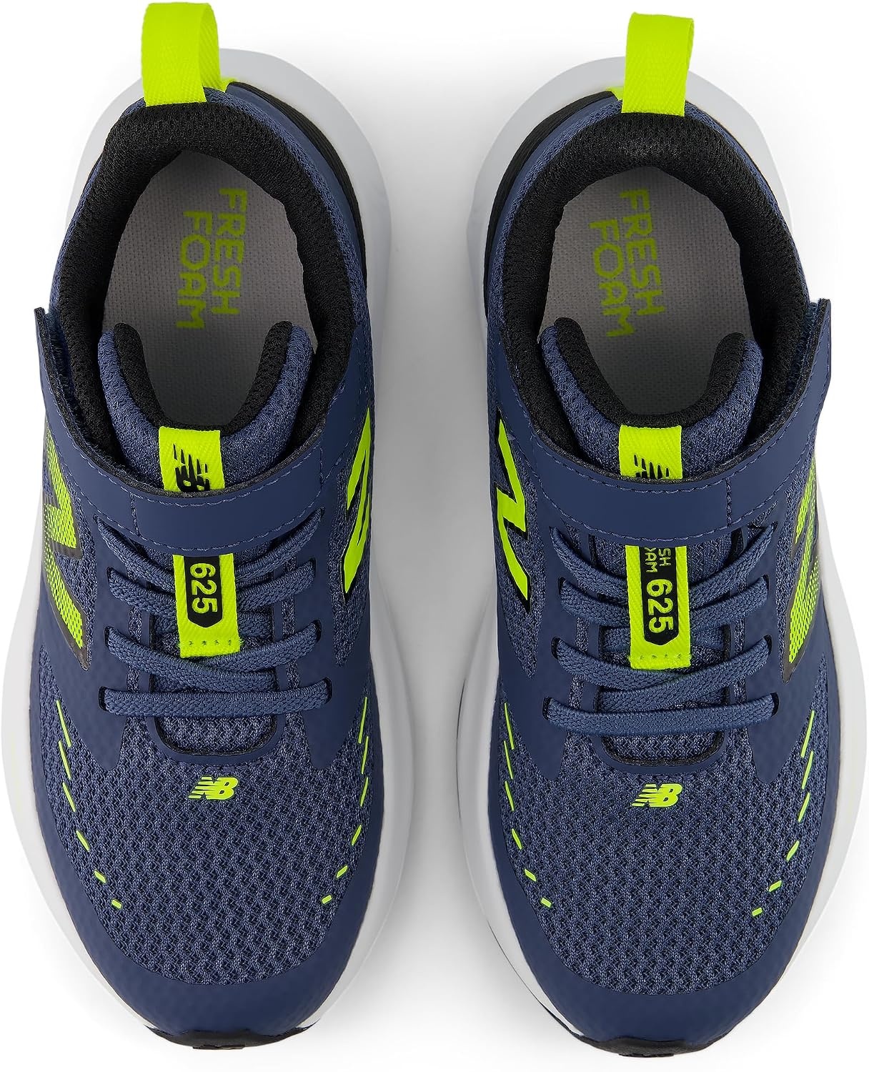 image:imageNew Balance Kids 625 Hook amp Loop Running Shoe Little KidVintage IndigoAlkaline Green