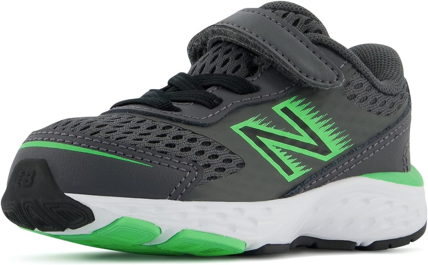 image:imageNew Balance Kids 680 V6 Hook and Loop Running ShoeMagnetVibrant Spring