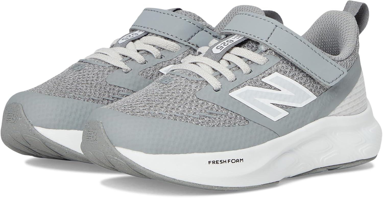 image:imageNew Balance Kids Fresh Foam 625 V1 Hook and LoopSlate GreyGrey MatterWhite