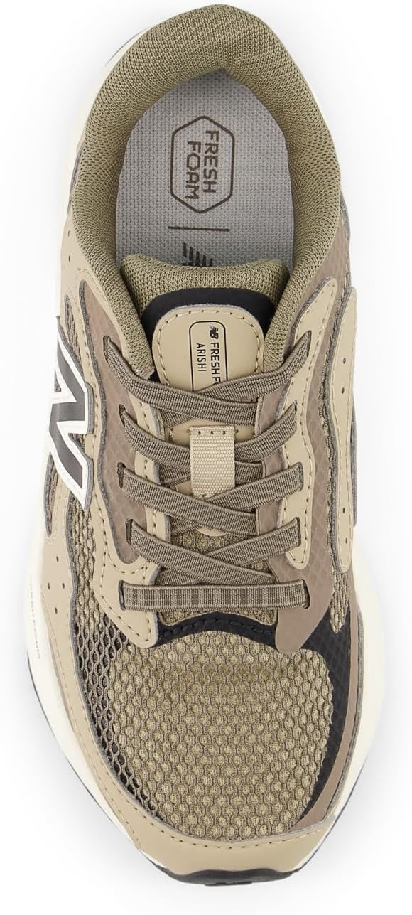 image:imageNew Balance Kids Fresh Foam Arishi Lux Bungee Running ShoesStonewareThunder Brown