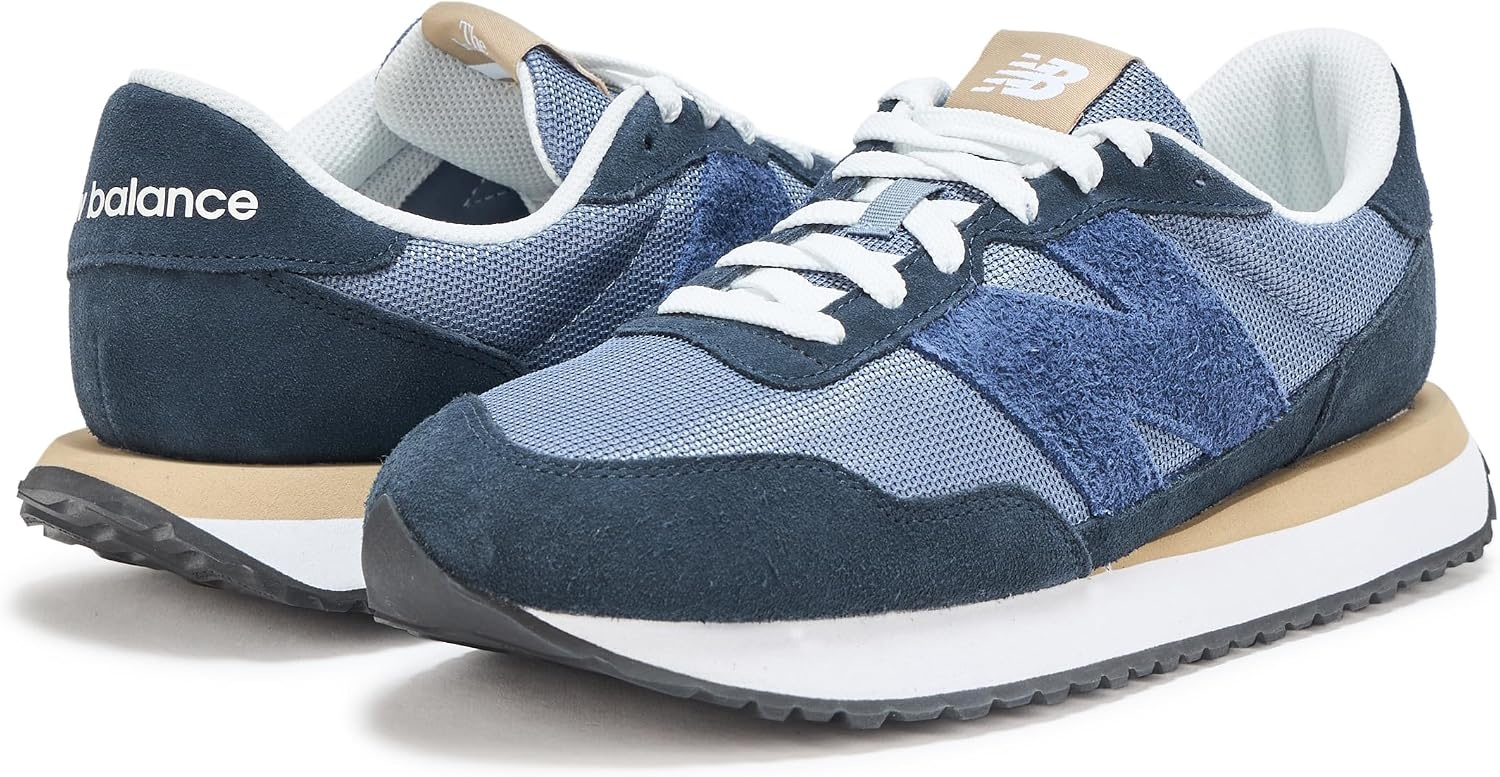 image:imageNew Balance Mens 237 V1 SneakersArctic GreyOuterspace