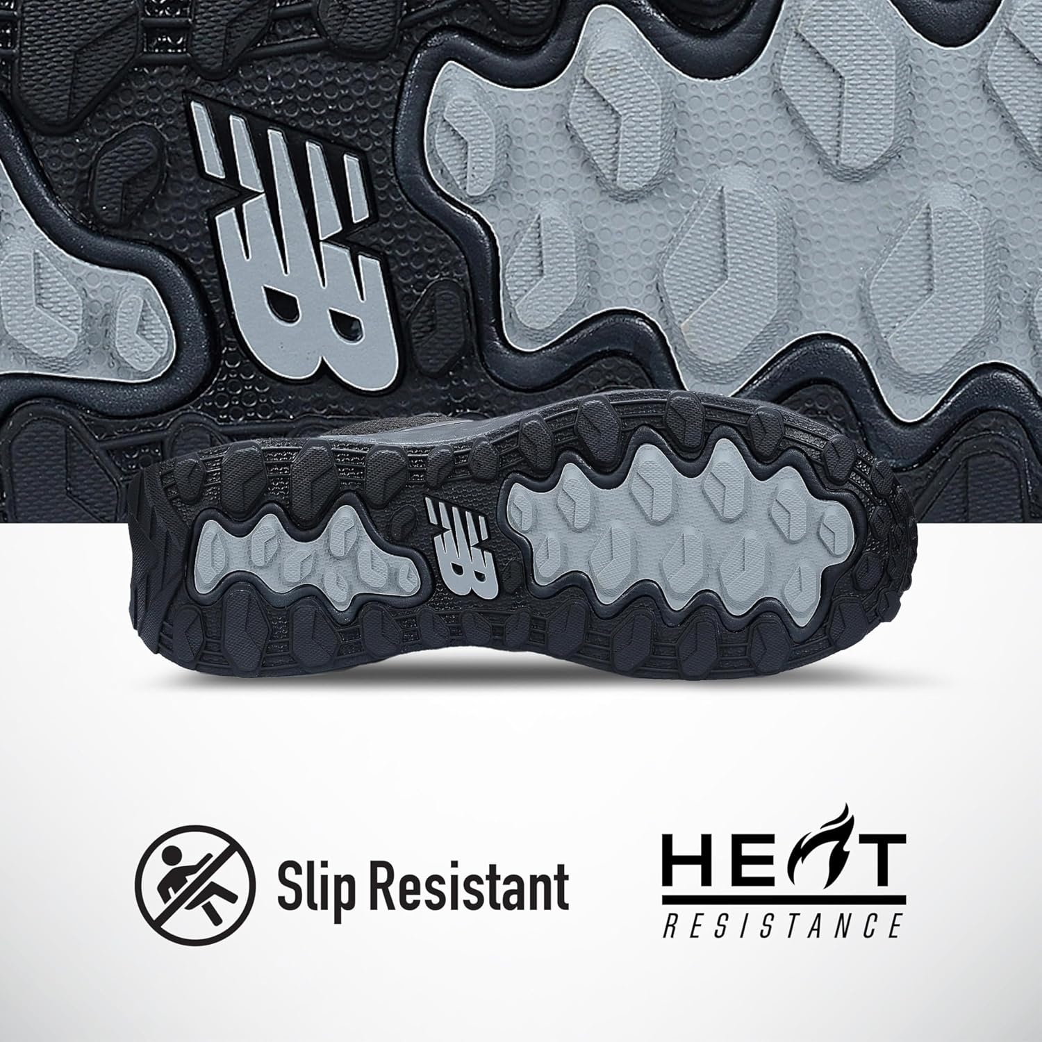 image:imageNew Balance Mens Composite Toe Cremorne Fresh Foam Work ShoesBlackGrey