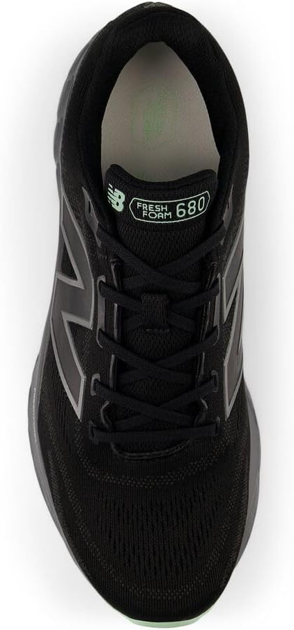 image:imageNew Balance Mens Fresh Foam 680 V8 Waterproof Running ShoeBlackCastlerockLab Green