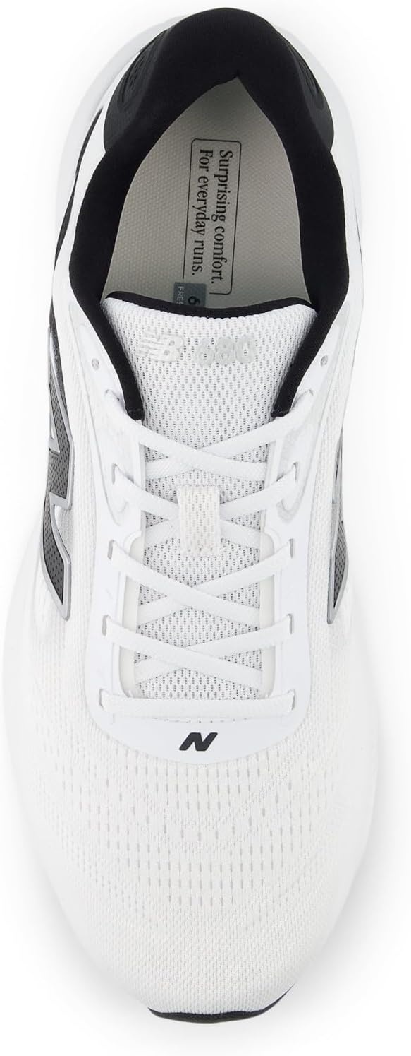 image:imageNew Balance Mens Fresh Foam 680 V9 Running SneakersWhiteBlack