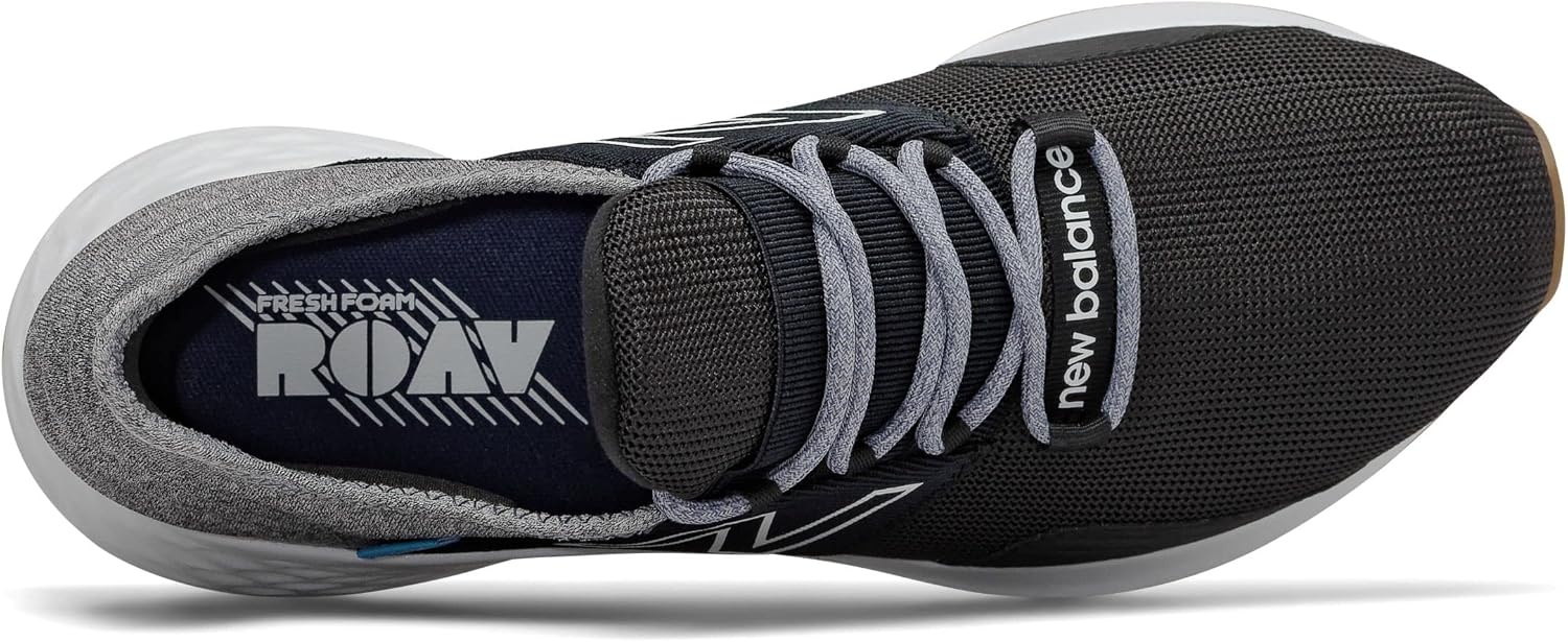 image:imageNew Balance Mens Fresh Foam Roav Running ShoeBlackLight Aluminum