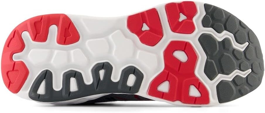 image:imageNew Balance Mens Fresh Foam X 840 V1 Running ShoesAluminum GreyTrue Red