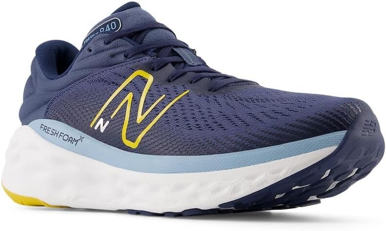 image:imageNew Balance Mens Fresh Foam X 840 V1 Running ShoesVintage IndigoGinger LemonChrome Blue