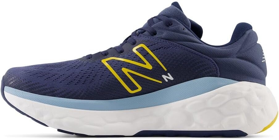 image:imageNew Balance Mens Fresh Foam X 840 V1 Running ShoesVintage IndigoGinger LemonChrome Blue